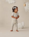 Bamboo Short Sleeve Pajama Set | Blue Floral