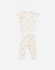 Bamboo Short Sleeve Pajama Set | Elephants