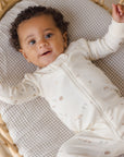 Bassinet Crib Sheet | Sage Gingham