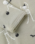 Bamboo Zip Footie | Skeletons