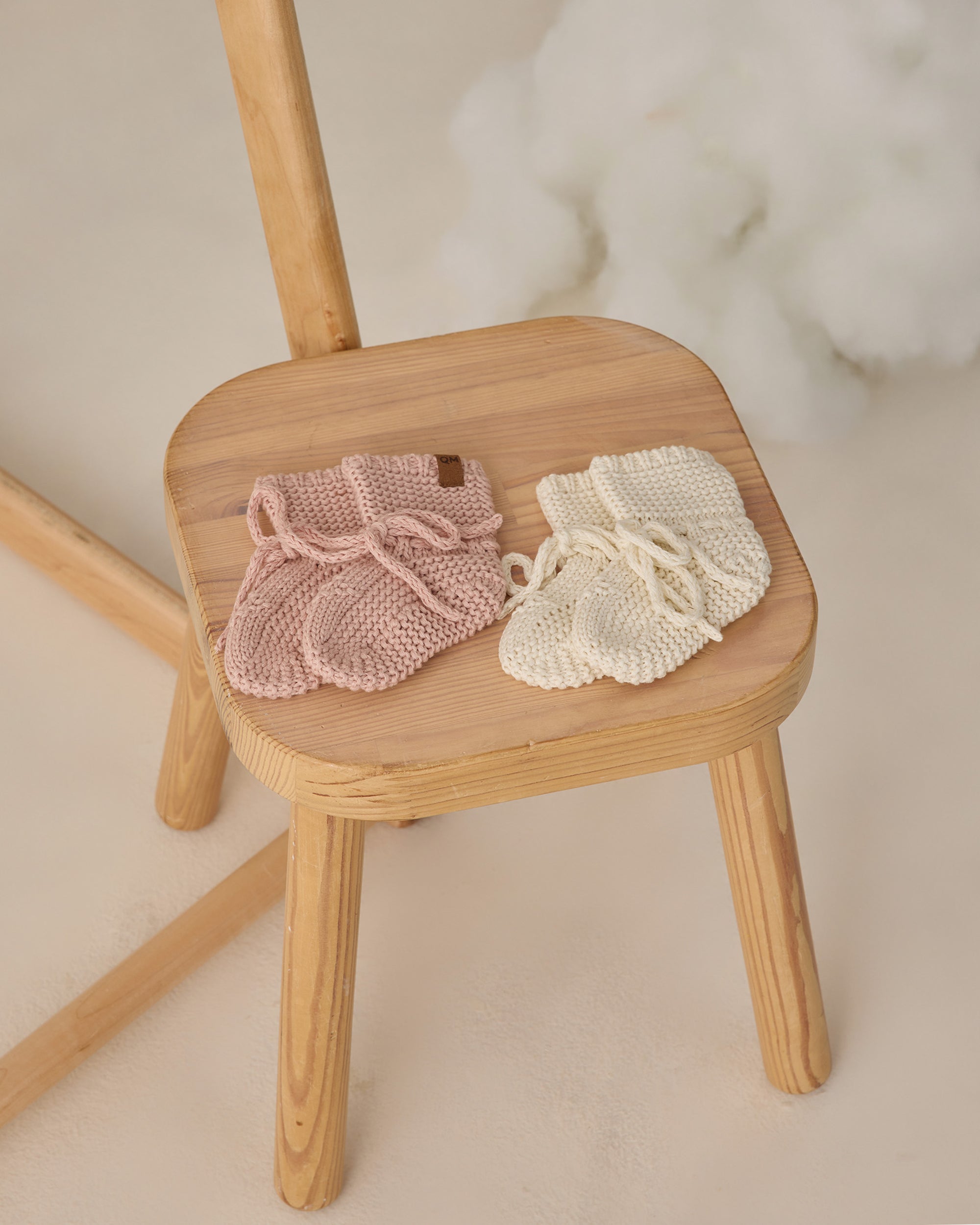 Knit Booties | Blush