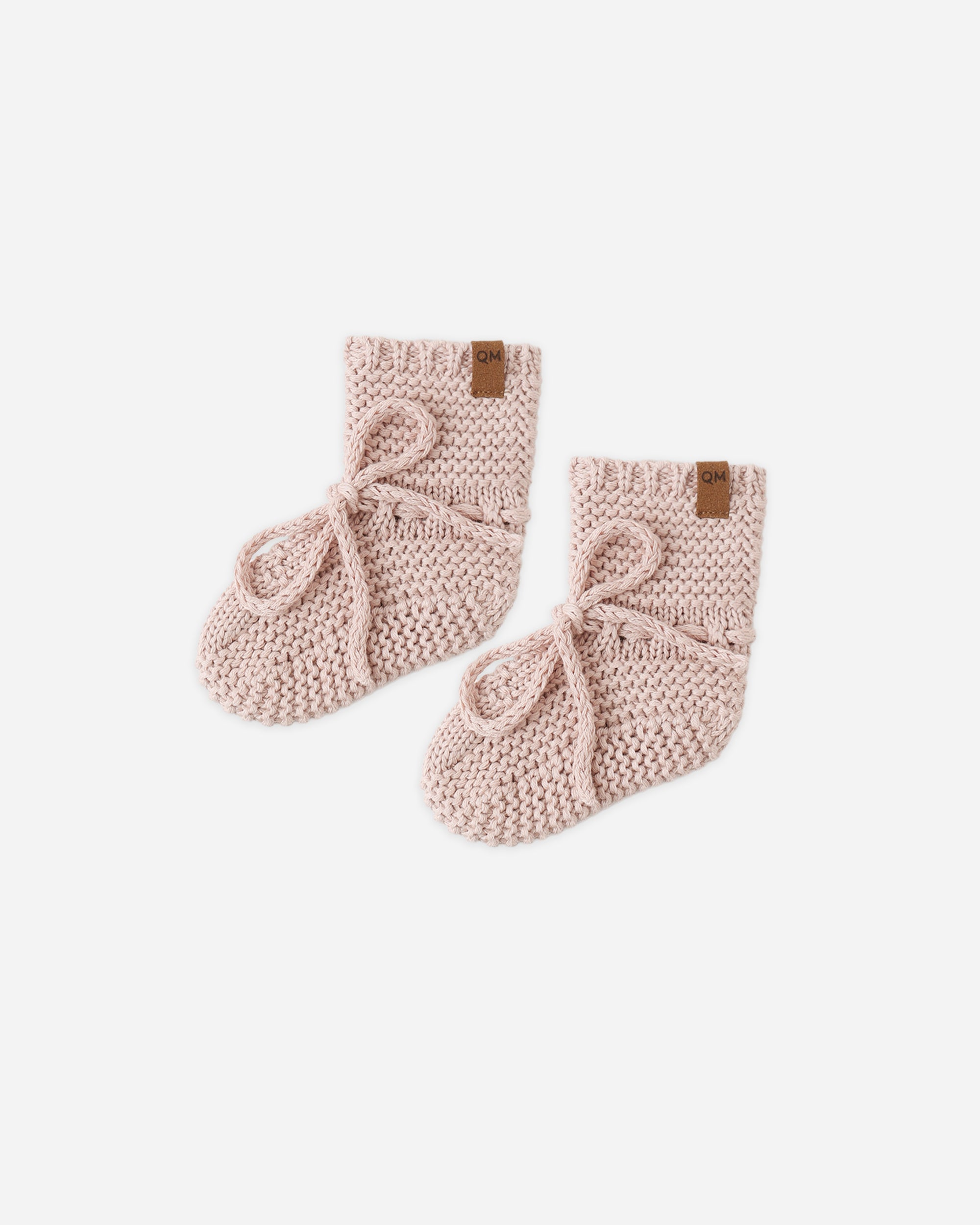 Knit Booties | Blush