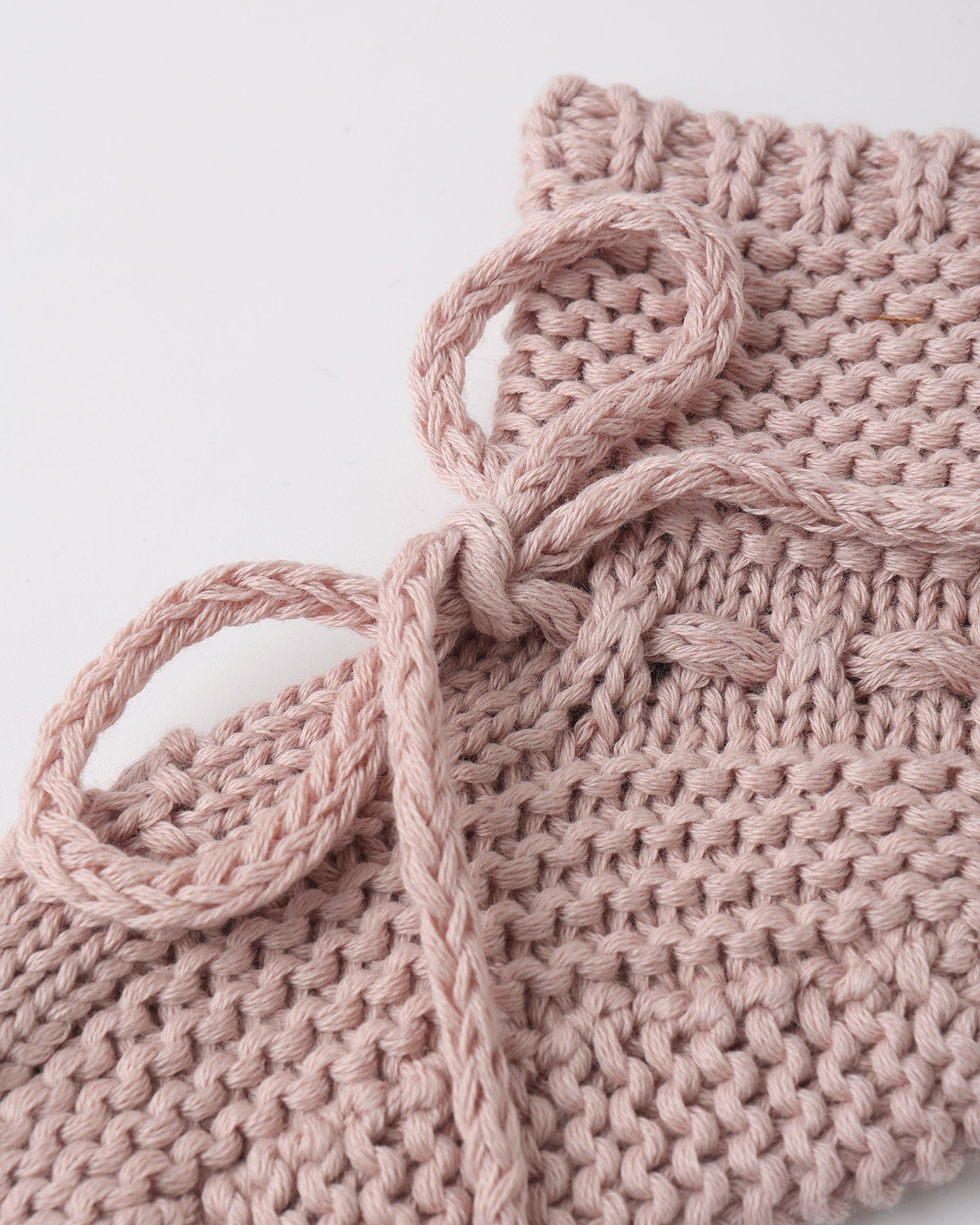 Knit Booties | Blush