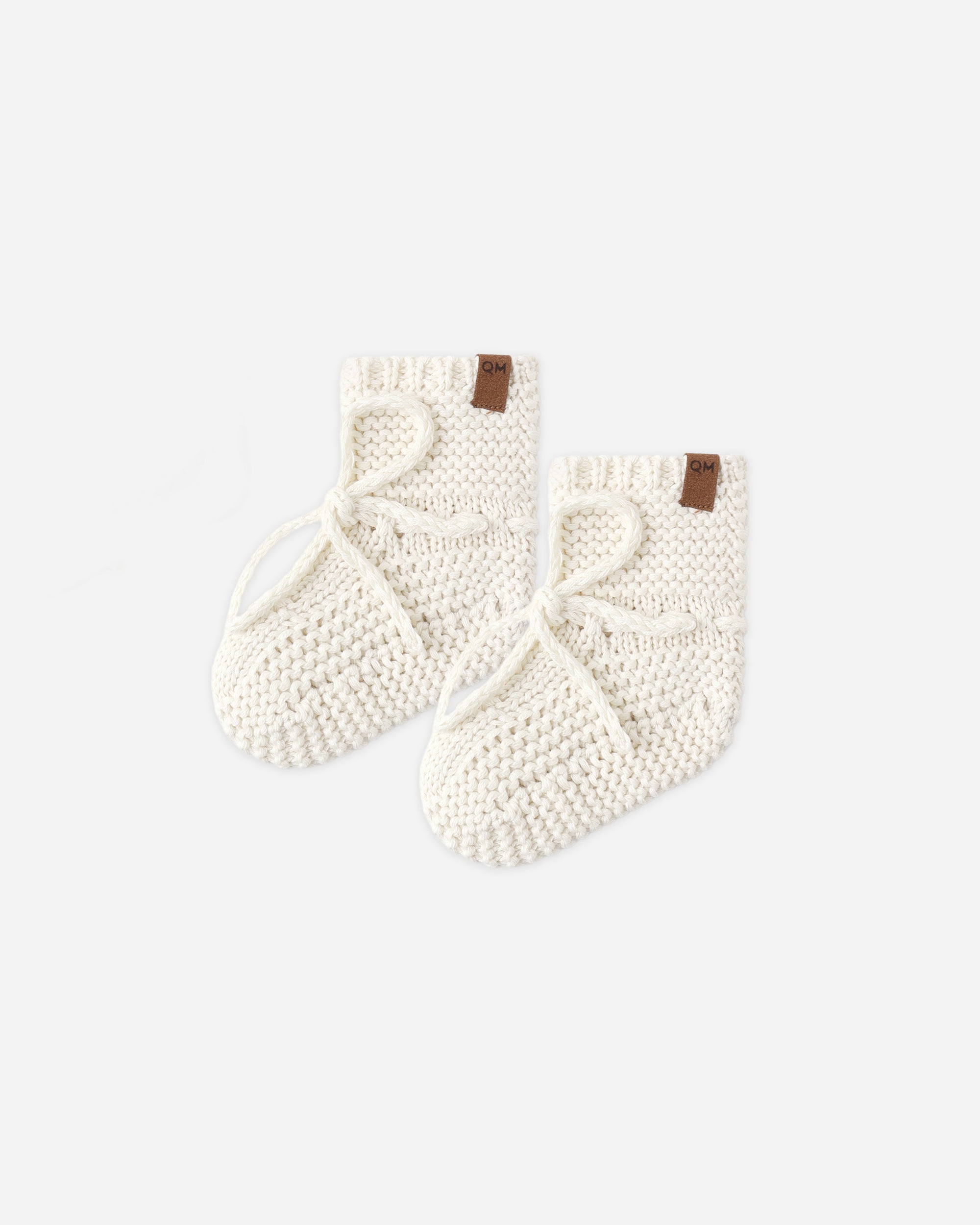 Knit Booties | Natural