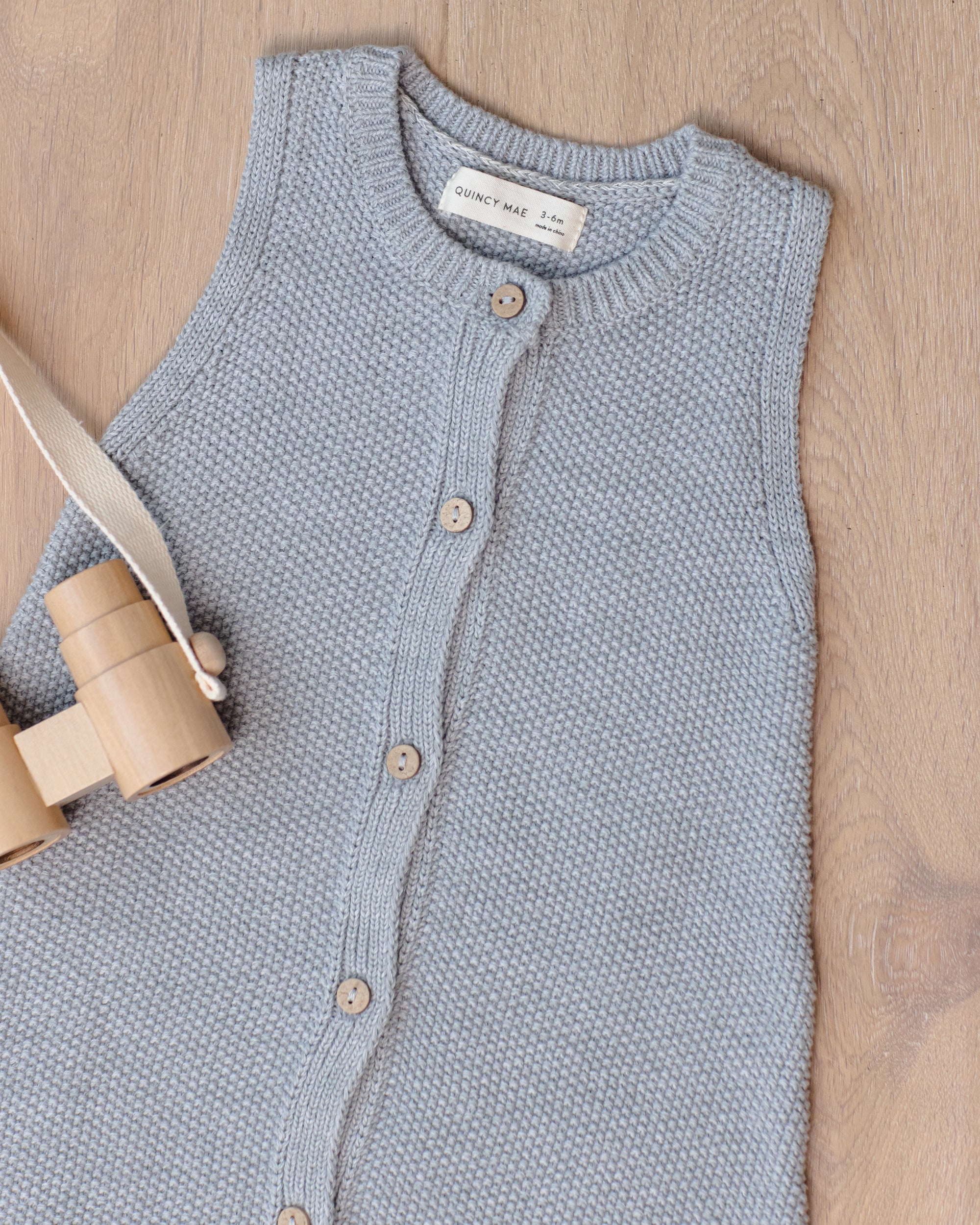 Knit Jumpsuit | Heathered Sky