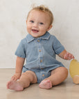 Matteo Romper | Lightweight Denim