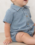 Matteo Romper | Lightweight Denim