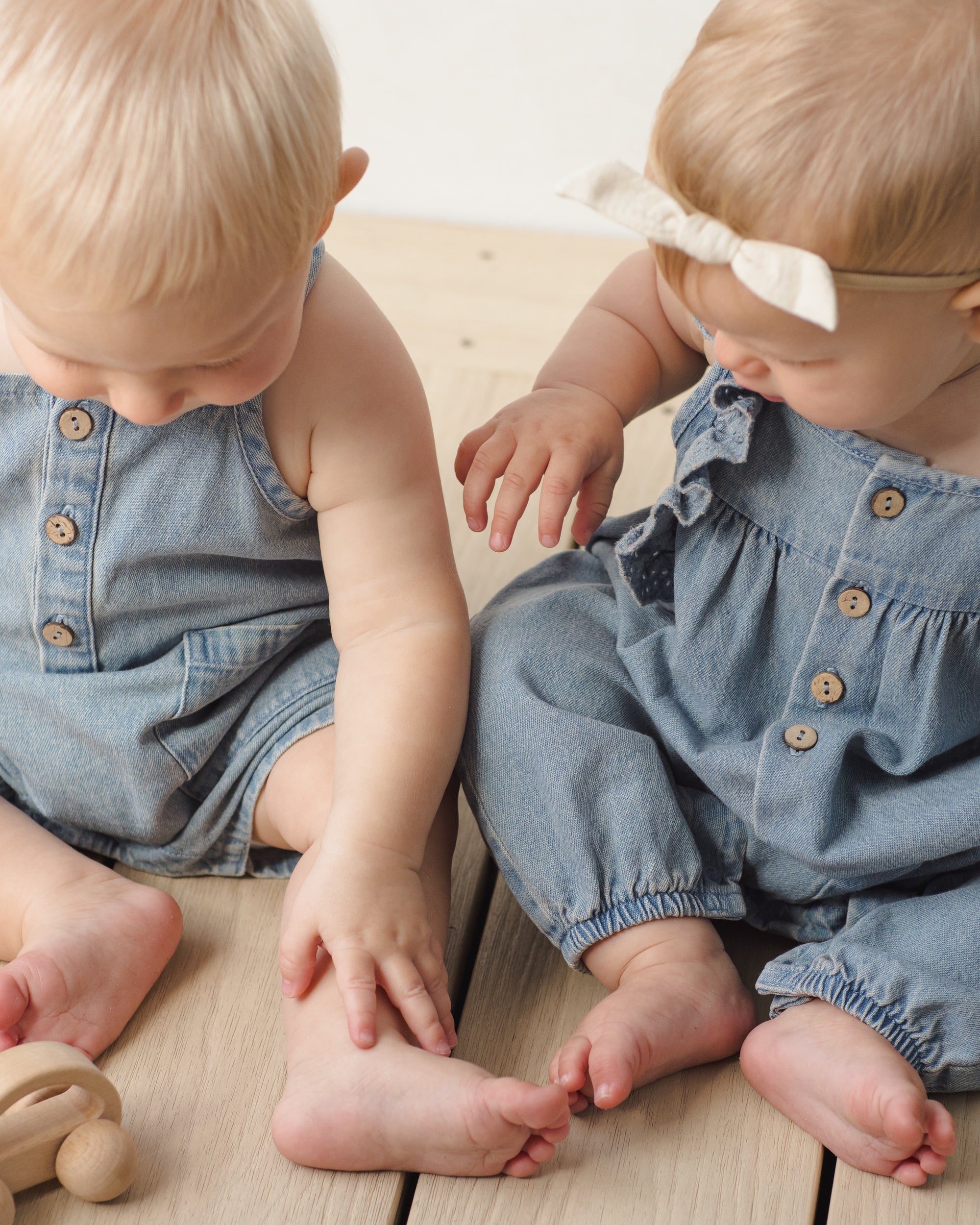 Nova Romper | Lightweight Denim