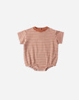 Relaxed Bubble Romper | Poppy Stripe