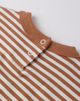 Relaxed Bubble Romper | Poppy Stripe