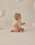 Relaxed Summer Knit Set | Oat Stripe