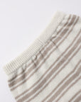 Relaxed Summer Knit Set | Oat Stripe
