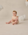 Ribbed Ruffle Romper | Buttercup