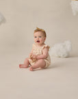 Ribbed Ruffle Romper | Buttercup