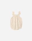 Ribbed Ruffle Romper | Buttercup