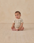 Rowan Knit Romper | Sage Stripe