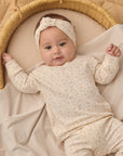 Swaddle | Oat Micro Stripe