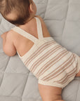 Tatum Romper | Oat Stripe