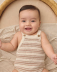 Tatum Romper | Oat Stripe