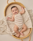 Tatum Romper | Oat Stripe