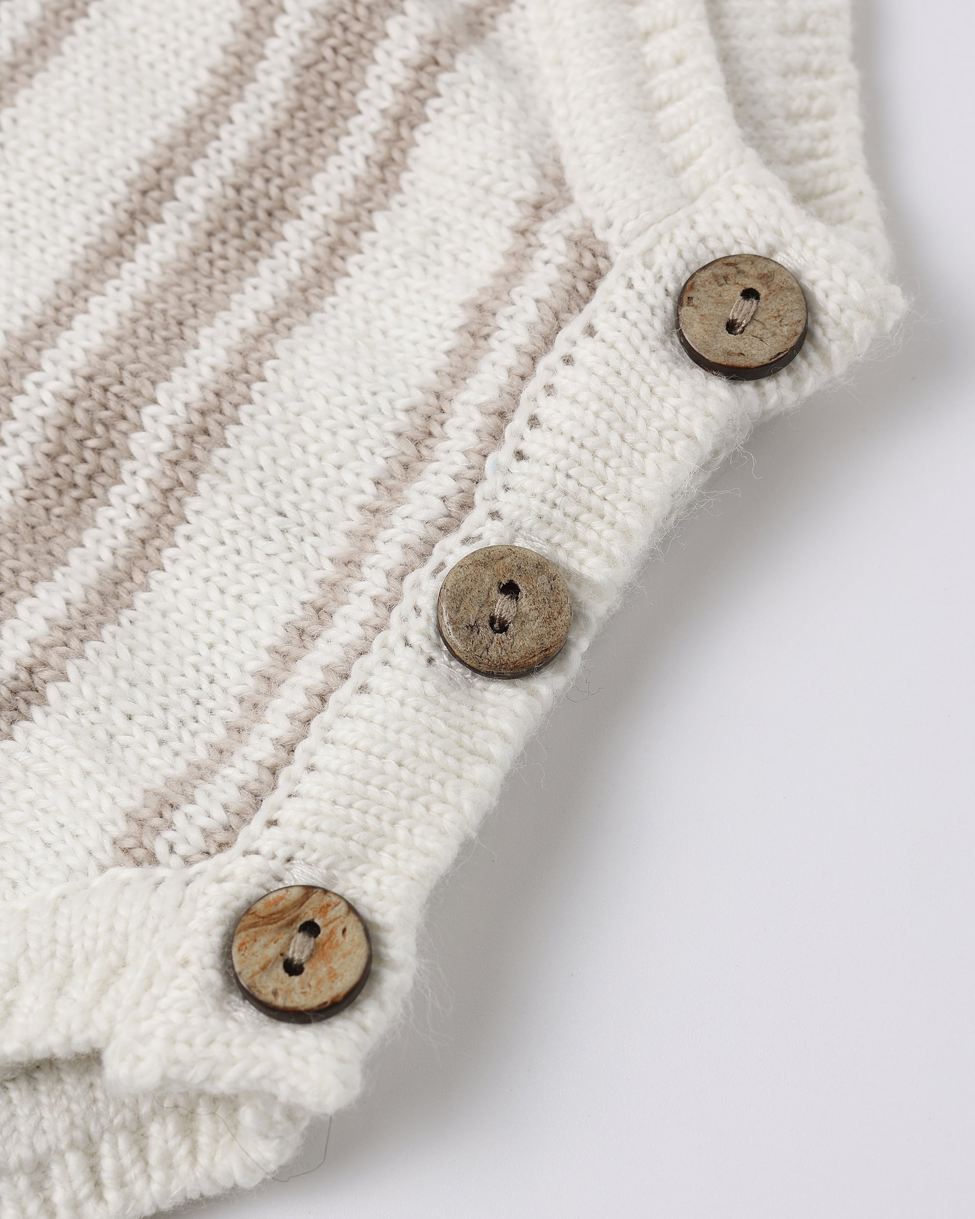 Tatum Romper | Oat Stripe