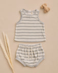 Terry Tank + Short Set | Sky Stripe