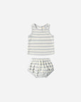 Terry Tank + Short Set | Sky Stripe