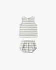 Terry Tank + Short Set | Sky Stripe
