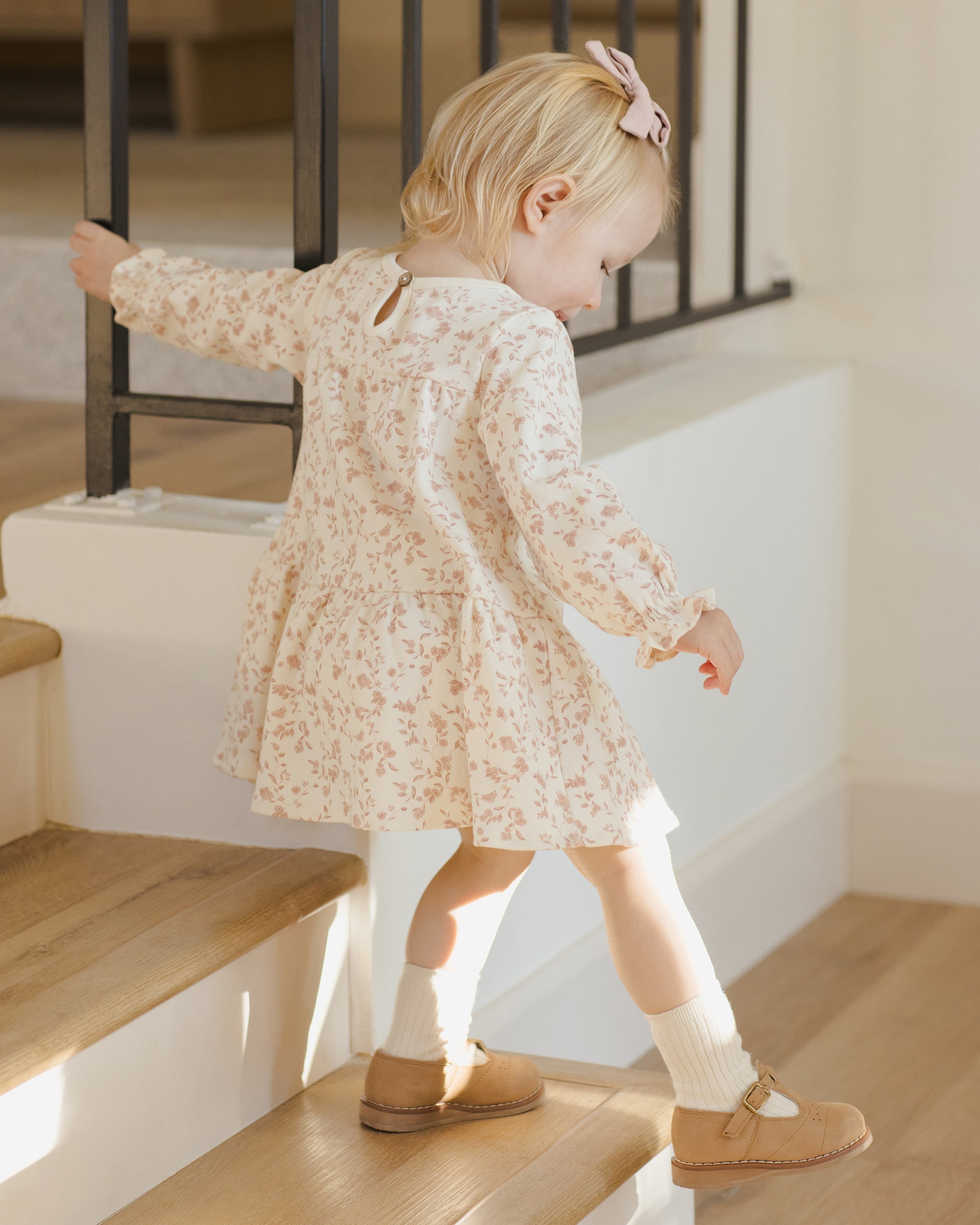 Tiered Jersey Dress | French Garden