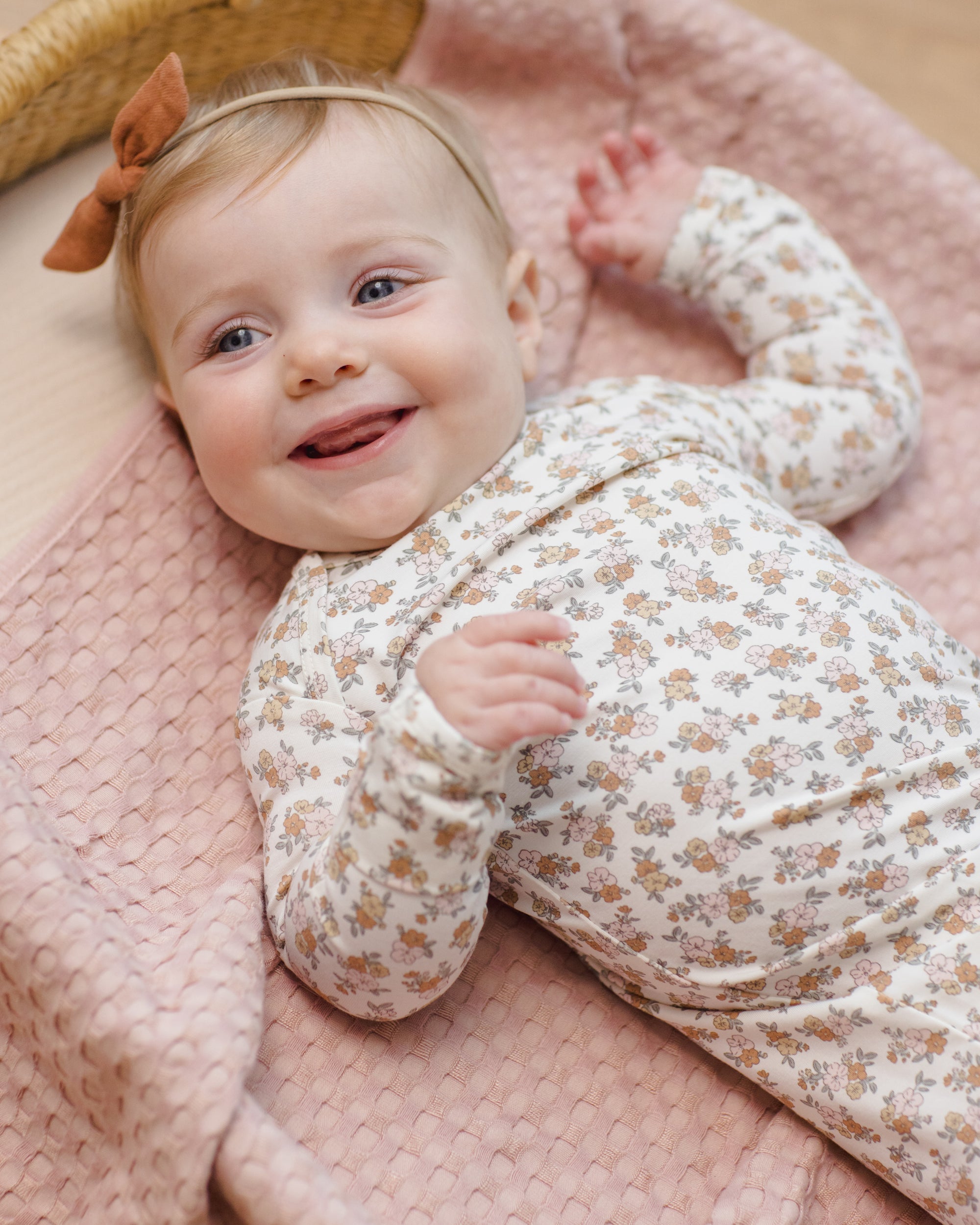 Waffle Baby Blanket | Blush
