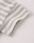 Waffle Tee + Short Set | Sky Stripe