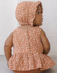 Woven Ruffle Bonnet | Poppy Floral