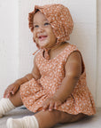 Woven Ruffle Bonnet | Poppy Floral