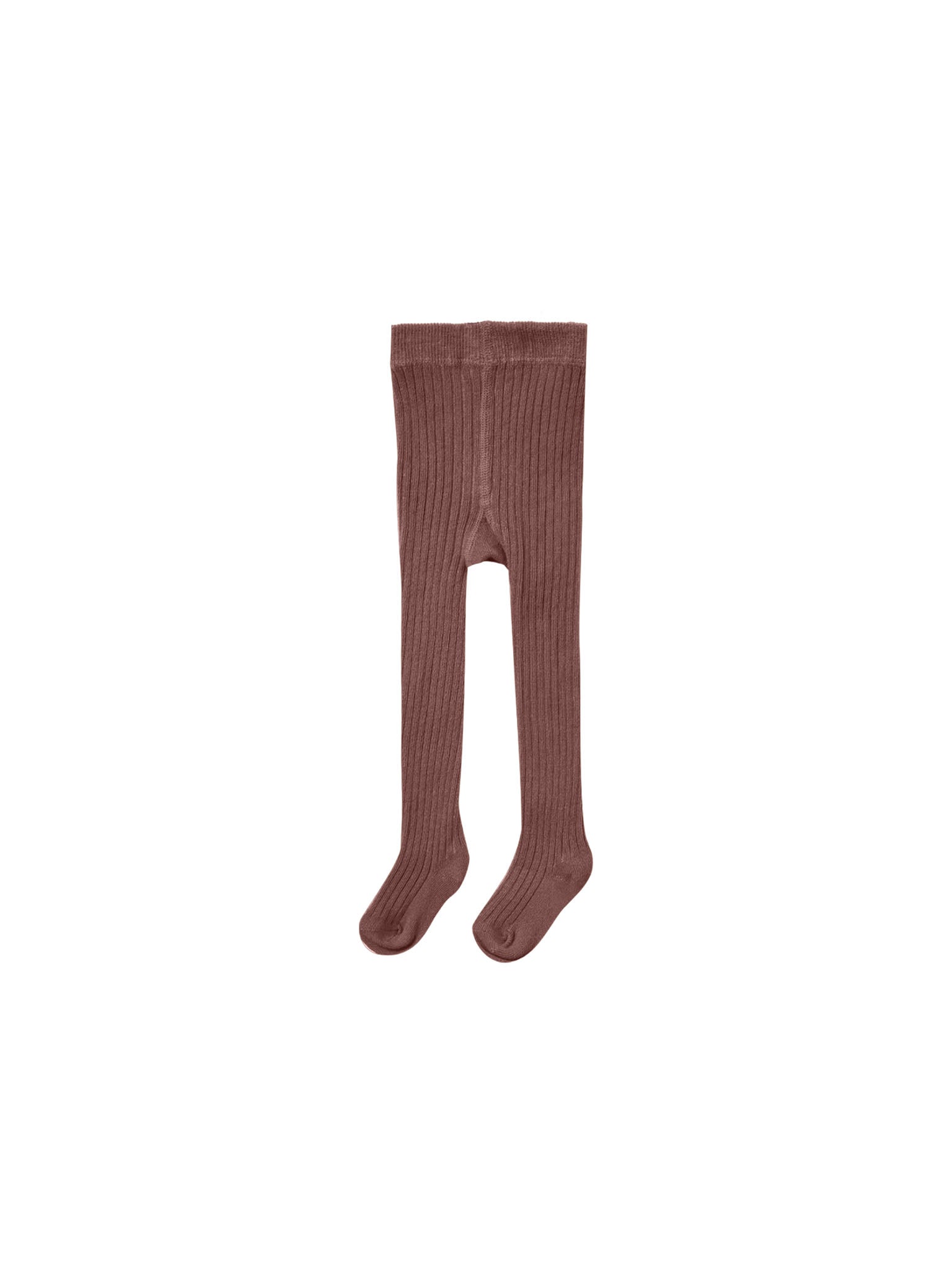 Ribbed Tights | Plum