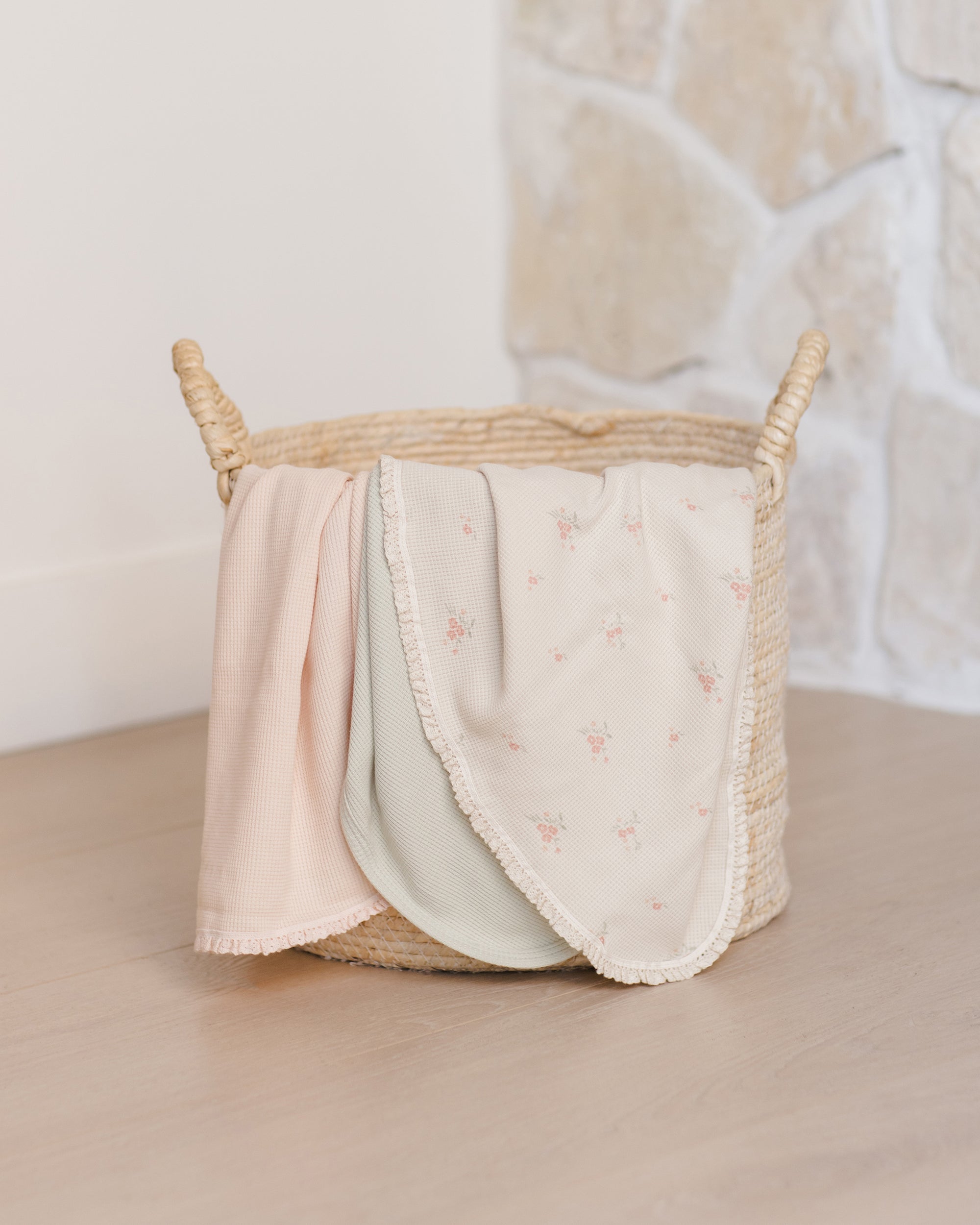 QM | SS25 D2 | Baby Blanket | Vintage Rose 