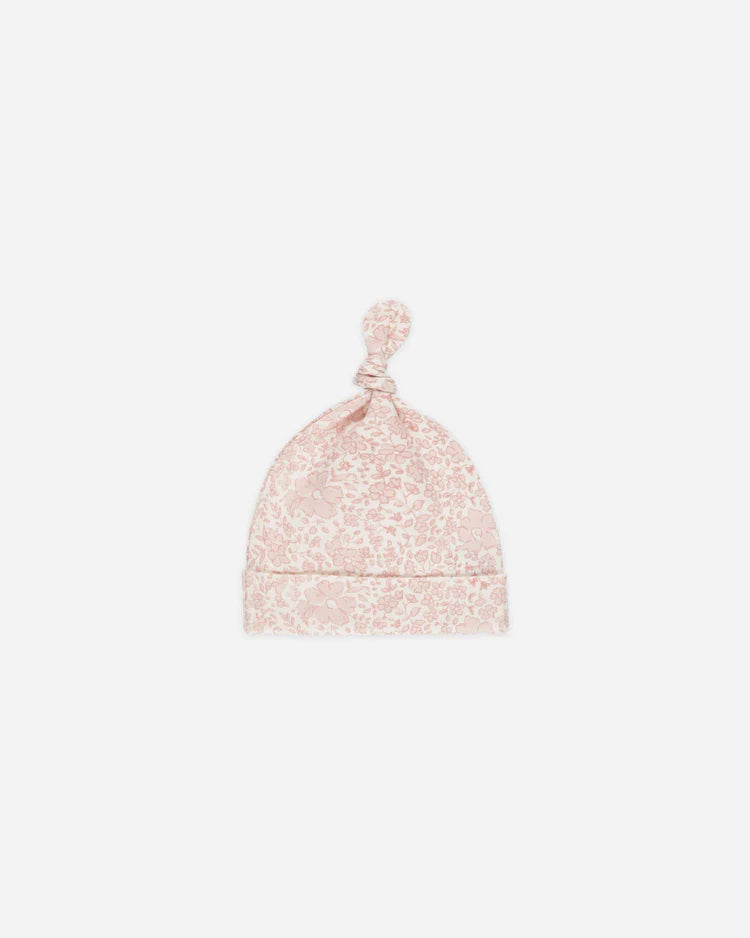 Quincy Mae | Knotted Baby Hat | Pink Blossom 