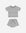 Quincy Mae | Pocket Tee + Short Set | Blue Stripe 