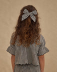 Bow | Black Gingham