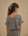 Bow | Black Gingham