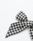 Bow | Black Gingham