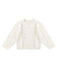 Cable Knit Sweater | Natural Speckled