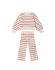 Jacquard Knit Set | Ruby Hearts