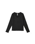 Ribbed Long Sleeve | Black