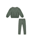 Spongey Knit Set | Evergreen Ditsy