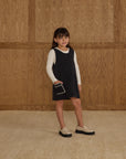 V-Neck Overall Dress | Washed Black