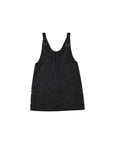 V-Neck Overall Dress | Washed Black