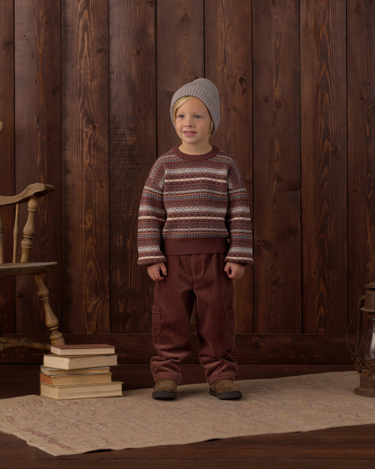 Aspen Sweater | Mulberry Multi-Stripe