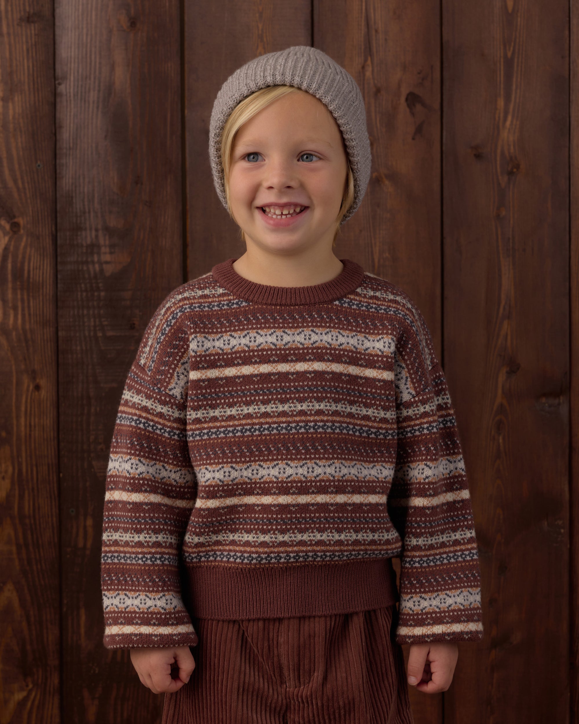 Aspen Sweater | Mulberry Multi-Stripe