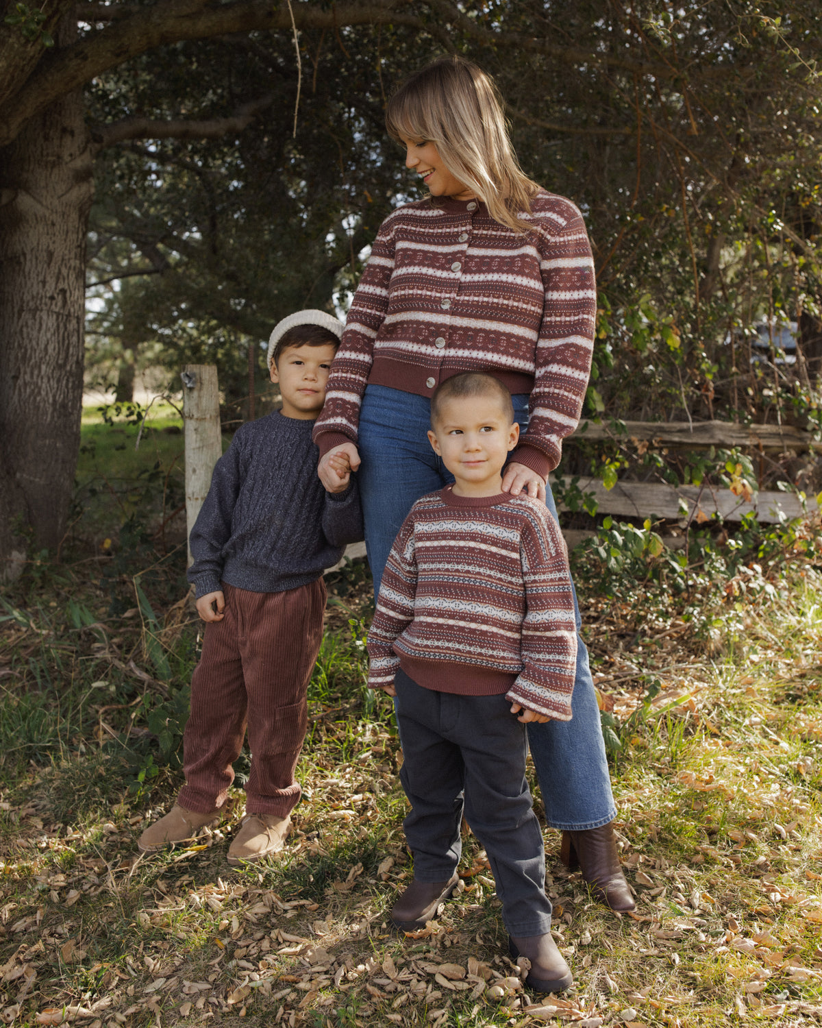 Aspen Sweater | Mulberry Multi-Stripe