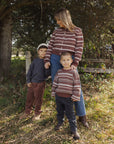 Aspen Sweater | Mulberry Multi-Stripe